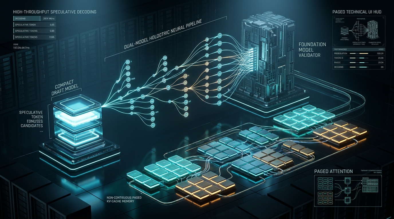 Speculative Decoding & KV-Cache PagedAttention in Enterprise LLM Serving: Slashing Time-to-First-Token by 3.4x in High-Concurrency .NET 10 Microservices